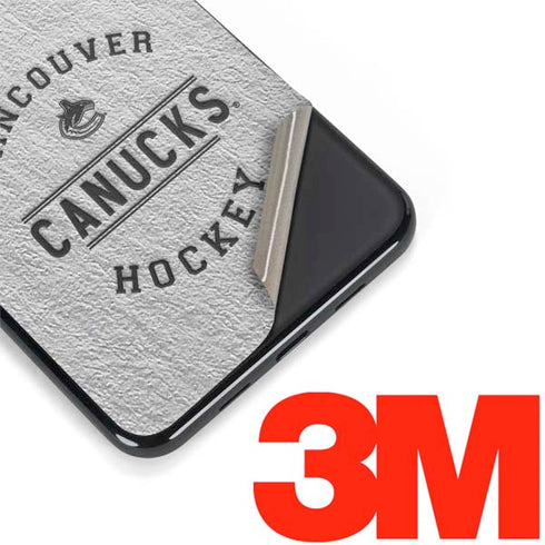 NHL Vancouver Canucks Black Text Google Pixel 3a XL Skin